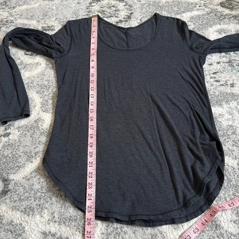 Lululemon Scoop Neck Long Sleeve Top